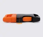 Фастекс пластиковий 25 мм оранжевий+чорний ФК-(В)25035