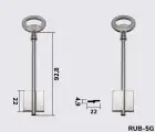 5DVN34 Silca заготовка ключа бородкова