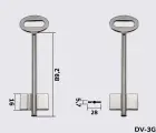 5DVN5 Silca (Ростов-1) заготовка ключа бородкова