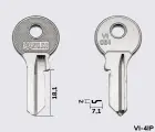 VI084 Silca заготовка ключа англійський профіль
