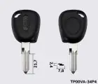 VAC102TE Silca заготовка автомобільного ключа під чіп