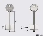 5DK1 Silca заготовка ключа бородкова