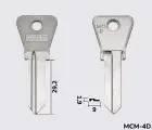 MC2 Silca заготовка ключа англійський профіль
