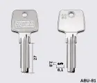 AB84 Silca заготовка ключа англійський профіль