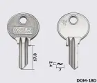 DM11 Silca заготовка ключа англійський профіль