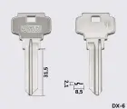 DX3R Silca заготовка ключа англійський профіль