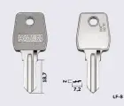 LF22 Silca заготовка ключа англійський профіль