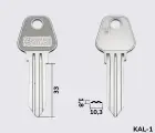 KLG1R Silca заготовка ключа англійський профіль