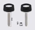 AB60P Silca заготовка лункового ключа