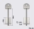 5TSI1 Silca заготовка ключа бородкова