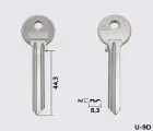 UL046 Silca заготовка ключа англійський профіль