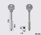 XKV7 Silca заготовка ключа крестообразная