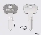 TRK10R Silca заготовка ключа англійський профіль