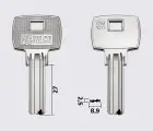 DM120 Silca заготовка лункового ключа