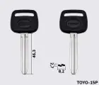 TOY43P (латунь) Silca заготовка автомобільного ключа