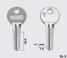BT5 Silca заготовка автомобільного ключа