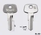 BT3R Silca заготовка автомобільного ключа
