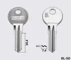 BT5R Silca заготовка автомобільного ключа