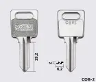 CBR1 Silca заготовка автомобільного ключа
