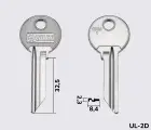 CKM1 Silca заготовка ключа англійський профіль