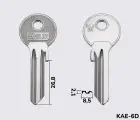 KLE5X Silca заготовка ключа англійський профіль