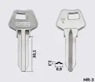 VK2 Silca заготовка ключа англійський профіль