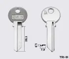 TL5R Silca / TRI-9I заготовка ключа английский профиль