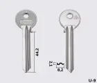 UL047 Silca заготовка ключа англійський профіль