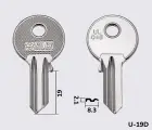 UL048 Silca заготовка ключа англійський профіль