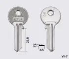 VI13 Silca заготовка ключа англійський профіль