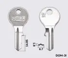 DM6R заготовка ключа англійський профіль