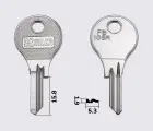 FB105R заготовка ключа англійський профіль