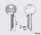 FB28R заготовка ключа англійський профіль
