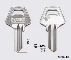 MER1R заготовка ключа английский профиль