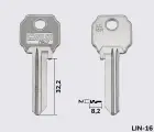 LC15R заготовка ключа англійський профіль