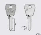 LF45R заготовка ключа англійський профіль