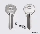 MG1 заготовка ключа англійський профіль