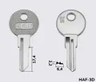 HF1R заготовка ключа англійський профіль