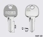 HF74R заготовка ключа англійський профіль