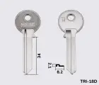 TL11 Silca заготовка ключа англійський профіль