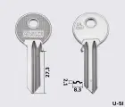 UL051 Silca заготовка ключа англійський профіль
