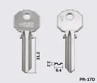PF6 Silca заготовка ключа англійський профіль