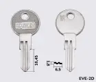 ED3R Silca заготовка ключа англійський профіль