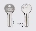 LF12 Silca заготовка ключа англійський профіль