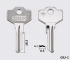 SM1 Silca заготовка ключа английский профиль