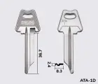 ATA1 Silca заготовка ключа англійський профіль