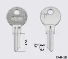 CAB1 Silca заготовка ключа англійський профіль