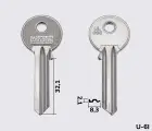 UL055 Silca заготовка ключа англійський профіль