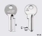 VI086 Silca заготовка ключа англійський профіль