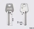 VLK1R Silca заготовка ключа англійський профіль